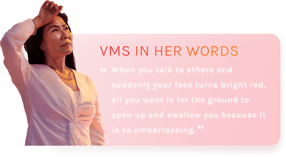 VMS IN HER WORDS - When you talk to others and suddenly your face turns bright red, all you want is for the ground to open up and swallow you because it is so embarrassing.